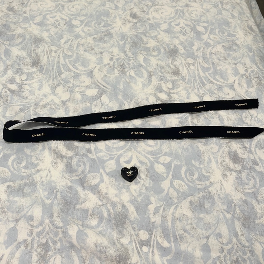 Chanel Ribbon and Pin